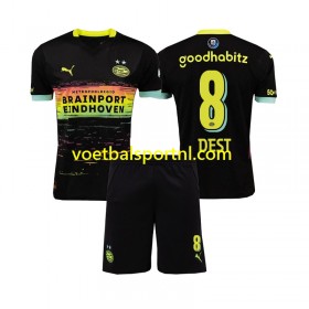 PSV Eindhoven Sergino Dest 8 Kind Uit Tenue 2024-25